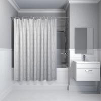 Штора для ванной, 200x180 см, IDDIS Base BD05P18i11 полиэстер