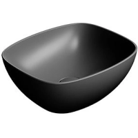Раковина GSI Nubes 978526 накладная, 40x35 см, Ardesia opaco (черный матовый)