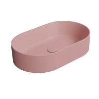 Раковина GSI Kube X 945824 накладная, 60x37 см, blush matte