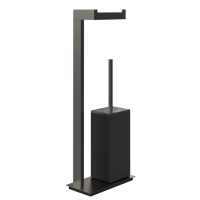 Стойка комбинированная Gessi INVERSO 20934#707 цвет-черный/Black Metal Brushed PVD