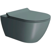 Унитаз подвесной GSI Pura 881504 без сиденья, цвет agave matte