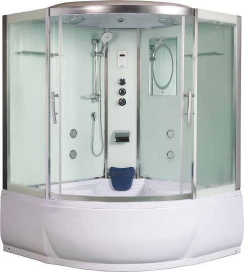 Душевой бокс WeltWasser WW500 Emmer 15055 150x150 см, профиль хром, стекло прозрачное, арт. 10000003291