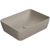 Раковина GSI Nubes 903705 накладная, 50x38 см, Tortora opaco (Коричневый матовый)