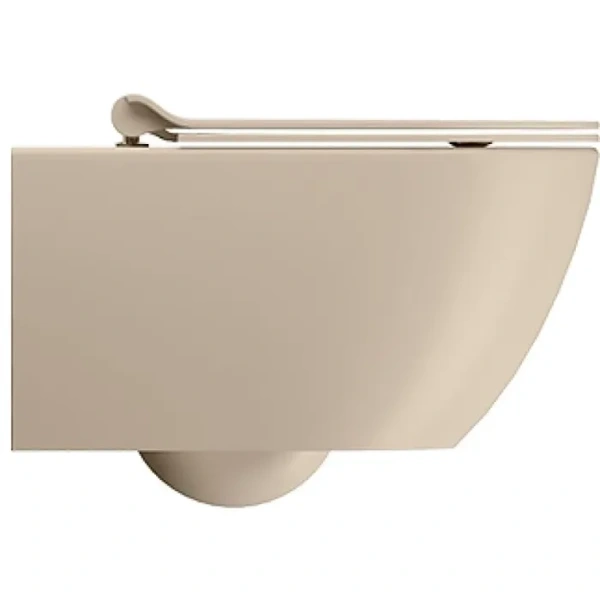унитаз подвесной gsi pura 8815fr508 безободковый, cretta opaco