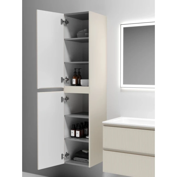 шкаф пенал sancos snob t 35 psnt35ce подвесной beige soft