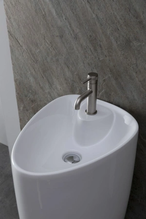 раковина напольная allen brau infinity 4.21015.20 белый глянец