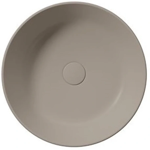 раковина gsi kube x 942705 накладная, ø45 см, tortora opaco (коричневый матовый)
