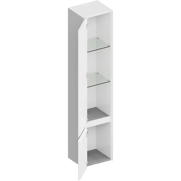 пенал kerama marazzi cubo cub.165lh\wht.m подвесной l, белый матовый